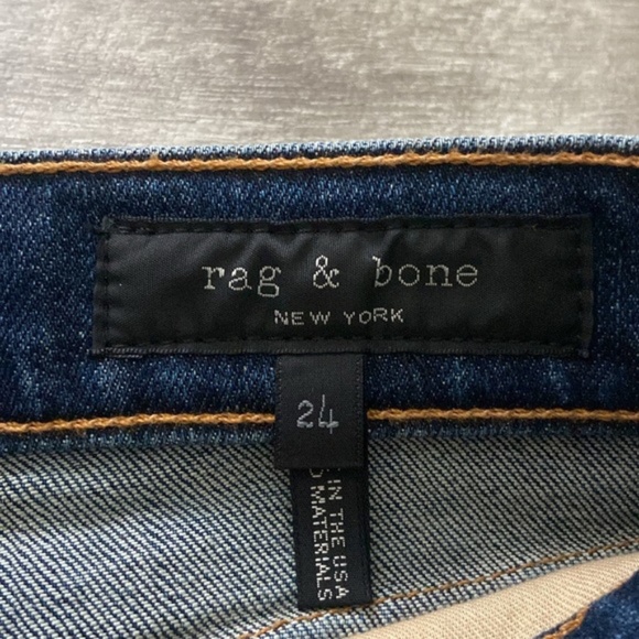 Rag & Bone Cigarette Jeans in Dark Paz - Picture 6 of 8